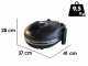 Spice Electronics Diavola Pro V 2.0 Negro - Horno el&eacute;ctrico para pizza - Galleta de Casapulla