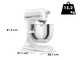 KitchenAid Heavy Duty 5KSM70JPX-EWH Blanco - Amasadora Planetaria