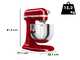 KitchenAid Heavy Duty 5KSM70JPX-EER Rojo - Amasadora Planetaria