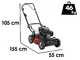 Marina Systems GRINDER 4x4 SH - Cortac&eacute;sped de gasolina autopropulsado - Motor Honda GCVx 200 - Corte 52cm