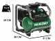 HIKOKI EC36DAW4Z - Compresor port&aacute;til de bater&iacute;a - 36V - BATER&Iacute;A Y CARGADOR NO EST&Aacute;N INCLUIDOS
