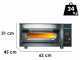 Calory Forni CF62E - Horno el&eacute;ctrico para pizza