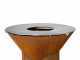 AgriEuro Top-Line Icon 100 - Barbacoa de le&ntilde;a de corten
