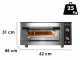 Calory Forni CF62M Pro - Horno mec&aacute;nico para pizzas