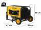 Stanley SIG 3100B - Generador de corriente a gasolina - AVR 2.9 kW - Continua 2.6 kW Monof&aacute;sica