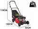 Rato Multipower RMP46Q-V125 - Cortac&eacute;sped de gasolina - Motor Rato de 127cc