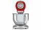 Smeg SMF02RDEU Rojo - Amasadora Planetaria - Cuba de acero inoxidable de 4,8 litros