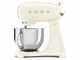 Smeg Full Color Crema - Amasadora Planetaria - Cuba de acero inoxidable de 4,8 litros