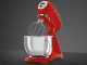 Smeg Full Color Rojo - Amasadora Planetaria - Cuba de acero inoxidable de 4,8 litros