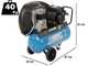 ABAC EXT A29B 50 CM2 - Compresor de aire el&eacute;ctrico monof&aacute;sico de correa - Motor 2 HP &ndash; 50 L