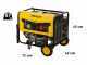 Stanley SG 5600B - Generador de corriente a gasolina - AVR - 5.5 kW - Continua 5.0 kW Trif&aacute;sica
