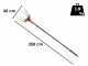 Bahco BCL52FP 36V - Vareador de aceitunas el&eacute;ctrico de bater&iacute;a - P&eacute;rtiga de carbono - 250 cm