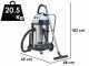 Nilfisk VL100-75 EU GO - Aspirador profesional - Bid&oacute;n de acero inoxidable 75 L - 2000W