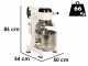 Prismafood iLine MZPL030 - Amasadora planetaria - Cuba inox 30 litros