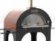 Horno de le&ntilde;a para pizza de exterior Cibus Red - 5 pizzas