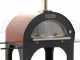 Horno de le&ntilde;a para pizza de exterior Cibus Red - 5 pizzas