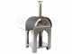 Horno de le&ntilde;a para pizza de exterior Cibus INOX - 2 pizzas