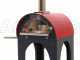 Horno de le&ntilde;a para pizza de exterior Cibus Red - 2 pizzas