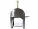 Horno de le&ntilde;a para pizza de exterior Cibus INOX - 5 pizzas