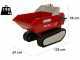 Motocarretilla de bater&iacute;a GeoTech-Pro TMD 400 - Caj&oacute;n dumper 400Kg