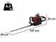 Blue Bird HT 261 - Cortasetos de mezcla con cuchilla de 61 cm - 25,4 cc