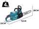 Makita XGT UC022GZ - Electrosierra de bater&iacute;a 40V - Corte de 35cm - BATER&Iacute;A Y CARGADOR NO EST&Aacute;N INCLUIDOS