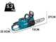 Makita XGT UC021G - Electrosierra de bater&iacute;a - Corte de 30cm - 40V/5Ah