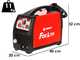 HELVI Fox 191 - Soldadora Inverter Multiproceso (MIG-MAG/MMA/TIG), corriente continua (DC)