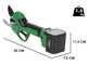 GreenBay TopCut 45 - Tijeras eléctricas de poda - 2x 21.6V 4Ah