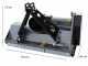 BlackStone BL 100 - Trituradora para tractor - Serie ligera