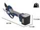 Bullmach ARTEMIS 45 - Tijeras el&eacute;ctricas de poda con p&eacute;rtiga 150-210 cm - 2x 21.6V 4Ah - Di&aacute;metro de corte 45 mm