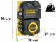 Stanley Wall Tech Pro - Compresor de aire el&eacute;ctrico monof&aacute;sico de pared, sin aceite - Motor 1.5 HP - 2 L