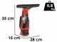 Einhell BRILLIANTO - Limpiacristales de bater&iacute;a - Aspirador de gotas port&aacute;til - BATER&Iacute;A Y CARGADOR NO EST&Aacute;N INCLUIDOS