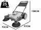 Comet CSW 950 MF - Barredora manual de empuje con recogedor