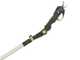 Ribimex PRBAT20/SEC - Tijeras el&eacute;ctricas de poda con p&eacute;rtiga 147-203 cm - 20V/4Ah