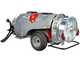 Atomizador de arrastre Gray T Car 1500/80 con enganche para tractor para tratamientos fitosanitarios - Capacidad 1500L - Bomba AR1064