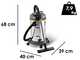 Lavor WTP 30 XE - Aspirador de polvo y l&iacute;quidos - Bid&oacute;n Inox 30 L - 1600 W