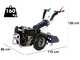 BullMach Chimera 400D - Motocultor di&eacute;sel - 418cc - 9,6 HP