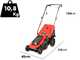 Einhell GC-EM 1600/37 - Cortacésped eléctrico - 1600 W - Corte de 37 cm