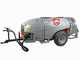 Atomizador de arrastre Gray T Car 1500/90 con enganche para tractor para tratamientos fitosanitarios - Capacidad 1500L - Bomba AR1203