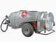 Atomizador de arrastre Gray T Car 1500/90 con enganche para tractor para tratamientos fitosanitarios - Capacidad 1500L - Bomba AR1203