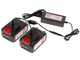 Kit Sbaraglia Tecno Cordless - 2x Bater&iacute;as 21V/5.2 Ah + 1x Cargador