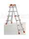 Gierre Peppina AL010DS - 2x6 pelda&ntilde;os, 2,71 m - Escalera telesc&oacute;pica de aluminio
