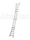 Gierre Peppina AL010DS - 2x6 pelda&ntilde;os, 2,71 m - Escalera telesc&oacute;pica de aluminio