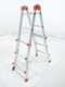 Gierre Peppina AL020DS - 2x8 pelda&ntilde;os, 4,70 m - Escalera telesc&oacute;pica de aluminio