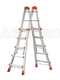 Gierre Peppina AL040DS - 2x10 pelda&ntilde;os, 5,70 m - Escalera telesc&oacute;pica de aluminio