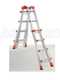 Gierre Peppina AL040DS - 2x10 pelda&ntilde;os, 5,70 m - Escalera telesc&oacute;pica de aluminio