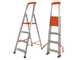 Gierre Stabila AL710DS - 4 pelda&ntilde;os, 1,47 m - Escalera de aluminio con caballete