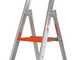 Gierre Stabila AL710DS - 4 pelda&ntilde;os, 1,47 m - Escalera de aluminio con caballete