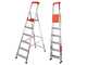 Gierre Stabila AL730DS - 6 pelda&ntilde;os, 1,96 m - Escalera de aluminio con caballete